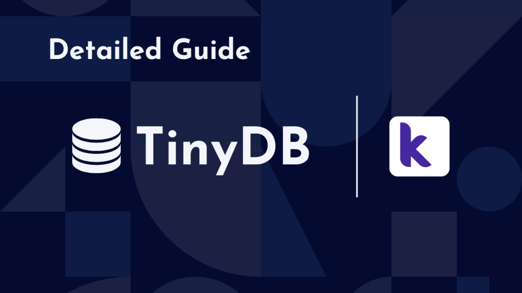 TinyDB Guide – Store and Get data locally in Kodular app
